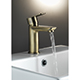 Charlotte Brushed Brass Basin Mixer