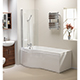 California 1500 x 700mm Shower Bath - LH