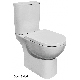Estoril Rimless Tall Close Coupled WC including Soft Close Seat