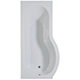 Giza 1700 x 700mm Shower Bath, Screen & Panels - LH