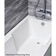 Iowa 1700 x 750mm Shower Bath