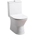 Venice Rimless Close Coupled Pan and Soft Close Seat