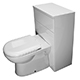 Richmond 60 WC Base Unit with Toilet Set