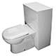 Richmond 50 WC Base Unit with Toilet Set