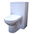 Richmond 60 WC Base Unit with Toilet Set