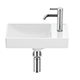 Roca Ona Compact Right Hand 400 x 260mm 1 Tap Hole Basin