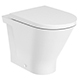 Roca The Gap Round Rimless Back to Wall Pan
