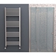 Pozo Flat Chrome Heated Towel Radiator 600 x 800mm