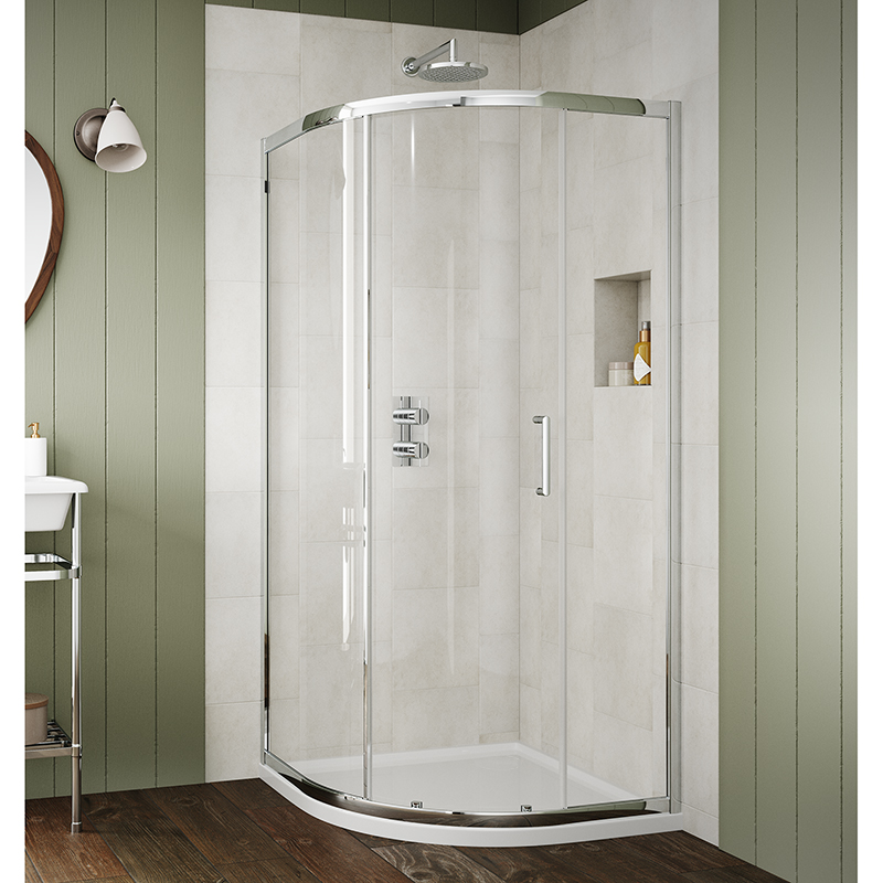Sommer 6 Quadrant Single Sliding Door - 800mm