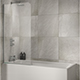 Sommer Half Radius Bath Screen