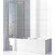 Sommer Evolve 8mm Bath Screen - Chrome
